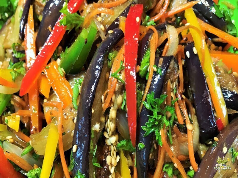 Баклажаны по корейски фото Баклажаны по корейски фото